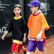 Bộ đồ khiêu vũ cho bé trai Quần áo trẻ em Hip Hop Quần áo trẻ em Mặc trang phục cho bé gái - Trang phục