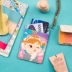 Cô gái dễ thương với rope clip phim hoạt hình cá tính gói thẻ bus thẻ set dây buộc thẻ gạo thẻ set PU bộ thẻ ID