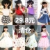 Cô gái mùa hè ăn mặc 2018 trẻ em mới của quần áo cô bé công chúa váy trẻ em mùa hè váy nước ngoài váy Hàn Quốc phiên bản của thủy triều