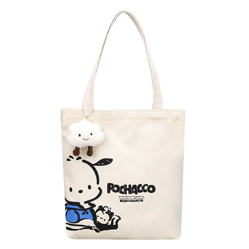 Сумка на одно плечо, льняная сумка