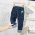 Quần jeans bé trai mùa xuân và mùa thu 2019 phiên bản mới của Hàn Quốc cho trẻ em mùa xuân quần dài trong quần trẻ em tự tu - Quần jean quần áo trẻ em giá rẻ Quần jean