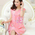 Của phụ nữ cotton lụa không tay nightdress mùa hè cotton dress set Hàn Quốc phiên bản của đồ ngủ trung niên kích thước lớn dịch vụ nhà Đêm đầm