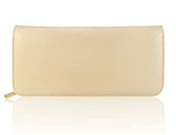 Бесплатная транспортная стойка подлинная Avon Simple Snake Wallet (белая слоновая кость) Money Clip Multi -Layer Card