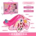 Girl Princess Makeup Case An toàn Không độc hại Trẻ em Chơi Nhà Đồ chơi Quà tặng Trẻ em Mỹ phẩm Hiển thị Trang điểm - Đồ chơi gia đình Đồ chơi gia đình