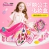 Girl Princess Makeup Case An toàn Không độc hại Trẻ em Chơi Nhà Đồ chơi Quà tặng Trẻ em Mỹ phẩm Hiển thị Trang điểm - Đồ chơi gia đình