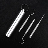304 Стоматологическая зубная стоматолога из нержавеющей стали Dental Dental Set Seat Tool Clear Care Portable Portable