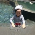 Bộ đồ bơi một mảnh của Shark 4 cho trẻ em 2 bộ phim hoạt hình dễ thương 3 bé trai và bé gái cho bé 1 kỳ nghỉ hè suối nước nóng áo tắm bé gái Bộ đồ bơi của Kid
