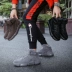 2018 xu hướng mới mùa thu đông giày cotton nam phiên bản Hàn Quốc cộng với nhung ấm thể thao giản dị giày cao cổ hoang dã