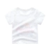 Trẻ em ngắn tay T-Shirt cotton 2018 mùa hè mới quần áo trẻ em nữ baby boy trắng nửa tay áo đáy áo sơ mi Áo thun