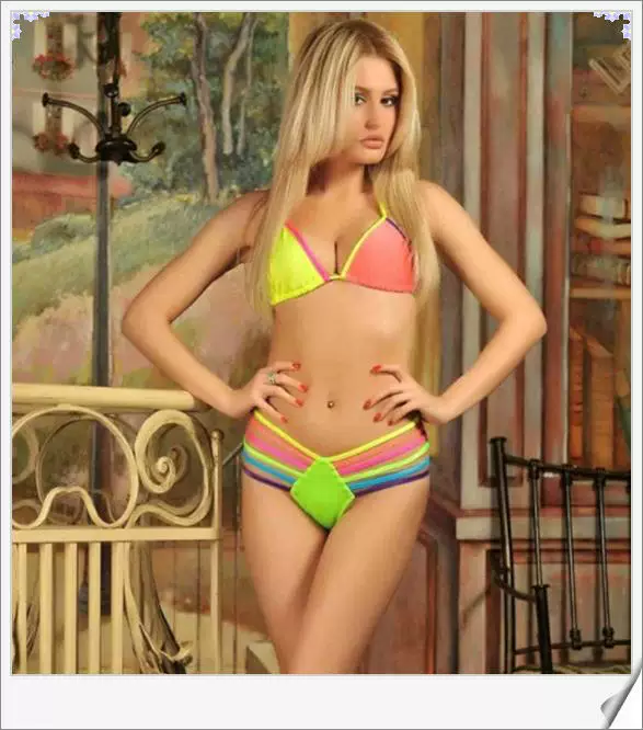 [swimming suit厂家有销量性感时尚七彩绳比基尼游泳衣女士]
