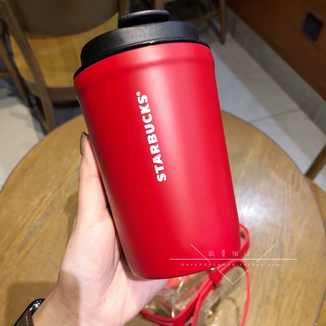 Starbucks, крас pendant, стекло нержавеющая сталь, ведро, набор, подарочная коробка, 2020, с маленькими медведями