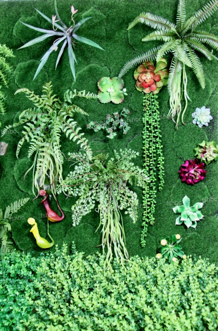 高仿真多肉植物牆蘭草春蘭花草塑料花假花藝術插花園林用品