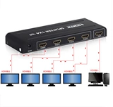 Телевизионный магазин HDMI -дистрибьютор от 1 до 4 из 4 из HDMI Split Deck 3D HD 4K