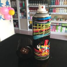 Аэрозольный серпантин 抖音无味彩色喷发一次性喷雾头发颜色临时染发个性造型彩喷男女士