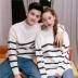 Mùa thu và mùa đông áo thun áo len cao cổ áo Hàn Quốc thanh niên giản dị những người yêu thích mới dài tay sinh viên nam giới và phụ nữ áo len