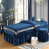 Châu Âu cao cấp bông denim bedspread vẻ đẹp thẩm mỹ viện chuyên nhung bedspread giường massage bedspread bìa thực hiện để đặt - Trang bị tấm ga chun bọc giường spa Trang bị tấm