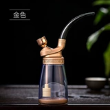 Стеклянный кальян, мундштук, мужская курительная трубка, полный комплект