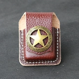 Зажигалка, кожаный универсальный защитный чехол, из натуральной кожи