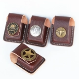 Зажигалка, кожаный универсальный защитный чехол, из натуральной кожи
