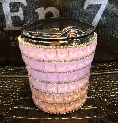 Креативная металлическая модная лампа, пепельница, новая коллекция, инкрустировано бриллиантами