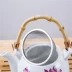 Bộ ấm trà bằng gốm đặt bộ đơn giản hiện đại lớn sứ trắng Kung Fu khay trà quà tặng đặc biệt bộ trà - Trà sứ bình pha trà thủy tinh Trà sứ