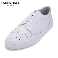 Giày nam Mark Huafei Giày nam Brooks được chạm khắc kinh doanh Giày đế thấp thông thường với giày nhỏ màu trắng các hãng giày sneaker nổi tiếng