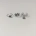 S925 sterling bạc ngón đeo nhẫn nữ hipster Nhật Bản và Hàn Quốc đơn giản tua năm cánh sao retro Thái bạc nhẫn nam và nữ trang sức nhẫn vàng nam Nhẫn