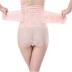 Thắt lưng bụng dây đai phần mỏng thoáng khí cơ thể định hình eo nhựa cơ thể quần áo giảm béo để giảm bụng 1 nữ mùa hè quần lót cạp cao hoa hồng Đai giảm béo