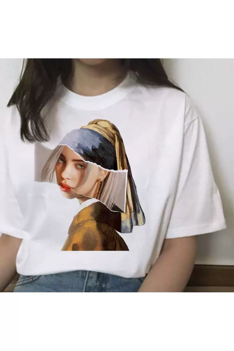 Футболка мужская Billie Eilish Bili Elish, короткий рукав, летняя периферийная персонализированная печать