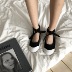 Xu Liumang mùa hè ins dark nghệ thuật mềm chị Nhật Bản Harajuku giày đơn giày vải giày ballet giày phẳng phụ nữ Plimsolls