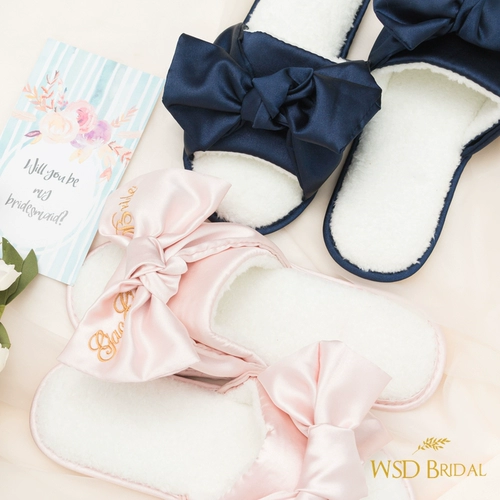 Невеста WSD Bridal Creative Smart Ceremony Miss Custom Вышитый розовый подарок весна и летние свадебные тапочки