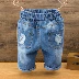 Trai quần short denim mùa hè 2018 trẻ em mùa hè mới năm quần mặc phần mỏng trẻ em nhỏ của quần lỏng Quần jean