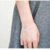 S925 sterling bạc ngọt ngào đơn giản phiên bản Nhật Bản và Hàn Quốc của những món quà nhỏ tươi vòng tay phong cách dân tộc lông mơ bắt vòng tay nữ vòng đeo tay nữ Vòng đeo tay Clasp