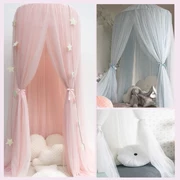 Ins gió Hàn Quốc retro Công chúa muỗi giường lưới pendant mặt dây chuyền trang trí giường trẻ em sách tín dụng vòm tròn giường - Bed Skirts & Valances