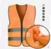 Tùy chỉnh 
            ánh sáng bạc áo phản quang an toàn xây dựng vest giao thông cưỡi huỳnh quang quần áo màu vàng vệ sinh mùa hè áo khoác công nhân tùy chỉnh áo phản quang có túi 