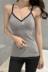 Camisole nữ vẻ đẹp trở lại mạng lưới màu đỏ gợi cảm hàng đầu với ngực pad đồ lót đáy quần lót chống ánh sáng có thể được mặc ngực - Ống áo bra đẹp Ống