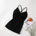 Camisole nữ vẻ đẹp trở lại mạng lưới màu đỏ gợi cảm hàng đầu với ngực pad đồ lót đáy quần lót chống ánh sáng có thể được mặc ngực - Ống bra cho nàng lép Ống