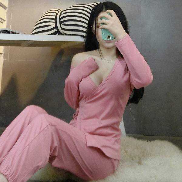 Imported cotton pajamas bathrobe sexy kimono Japan