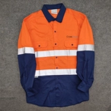 Хлопковый светоотражающий дышащий комбинезон, рубашка, униформа медсестры, свободный крой