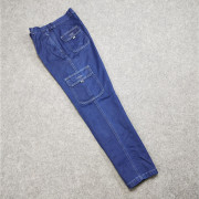 Đặc biệt cung cấp giải phóng mặt bằng dụng cụ quần jean nam đa túi quần lỏng thẳng chịu mài mòn quần mùa xuân và mùa hè mô hình bông quần âu