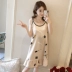 Yougu gợi cảm dây đeo váy ngủ nữ giản dị nhà thời trang lỏng lẻo Hàn Quốc tươi sinh viên váy ngủ nữ đêm - Đêm đầm