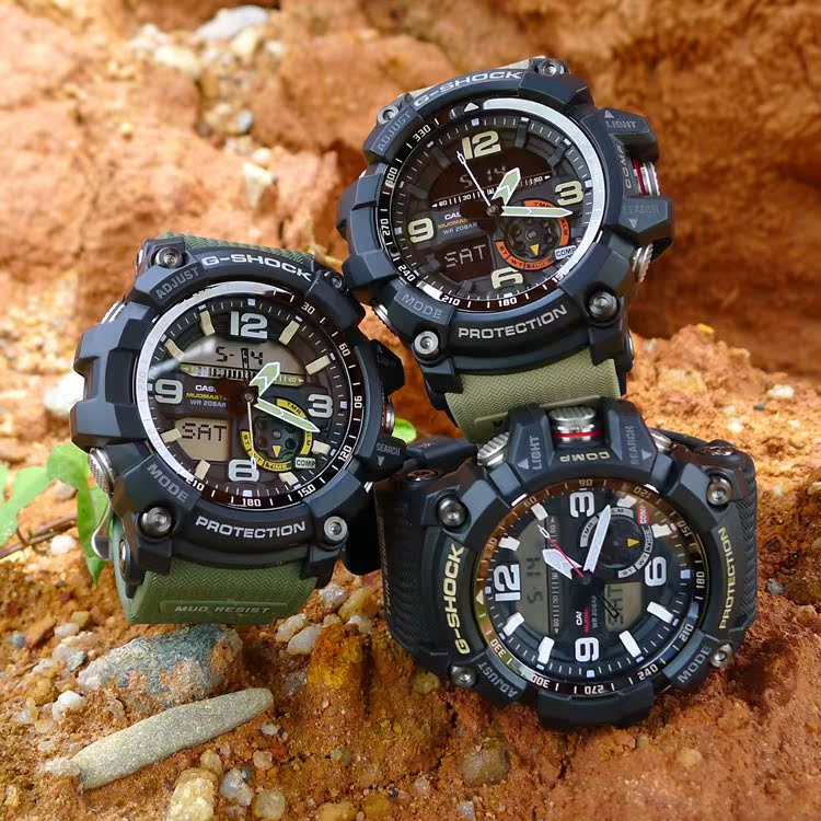 港行手表巨大CASIO小泥王抗震防尘GG-1000
