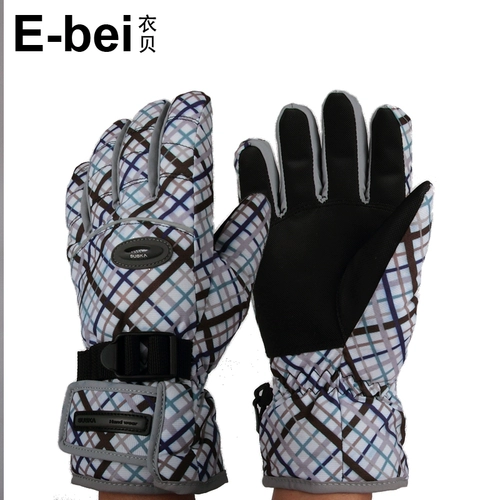 Лыжные водонепроницаемые удерживающие тепло детские перчатки подходит для мужчин и женщин, подходит для подростков