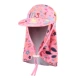 Розовая солнцезащитная шляпа с буквами