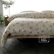 Quilt cover mảnh duy nhất cotton vườn hoa con phim hoạt hình cotton 2 m quilt cover sinh viên duy nhất quilt cover 150 * 200