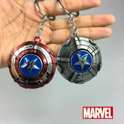 Phim hoạt hình anime Marvel xung quanh The Avengers Captain America Lá Chắn Keychain Mặt Dây Keychain