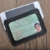 Thẻ bằng lái xe bằng da thủ công gốc Đặt trường hợp Thẻ da tài liệu lớp đầu tiên Phong cách đơn giản vỏ bọc hộ chiếu Túi thông tin xác thực