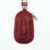Túi chìa khóa xe cá sấu hoa văn phổ thông nam nữ dầu sáp da xe chìa khóa túi thời trang Hàn Quốc chìa khóa xe bảo vệ