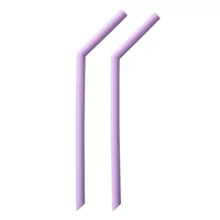 Большая сиреневая изогнутая трубка, 2 шт