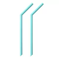 Большая синяя изогнутая трубка, 2 шт